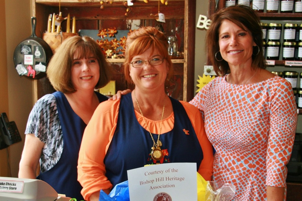 In the Colony Store, with Ronda McQueen and Store Manager Glenda Wallace